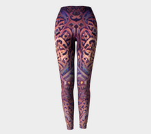 Load image into Gallery viewer, Abstract calligraphy leggings