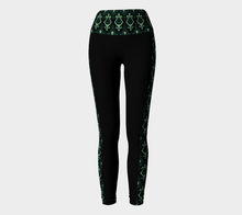 Load image into Gallery viewer, Green and black Ikkat