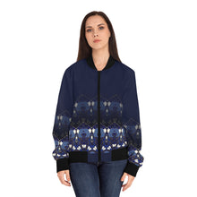 Load image into Gallery viewer, Stylized florals Ombre Women's Bomber Jacket