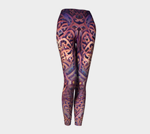 Load image into Gallery viewer, Abstract calligraphy leggings