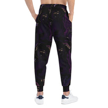 Load image into Gallery viewer, Purple Marble Athletic Joggers (AOP)