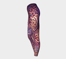Load image into Gallery viewer, Abstract calligraphy leggings