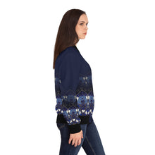 Load image into Gallery viewer, Stylized florals Ombre Women's Bomber Jacket