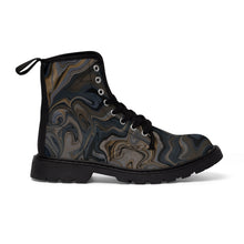 Load image into Gallery viewer, "Camo-swirls" Men's Canvas Boots