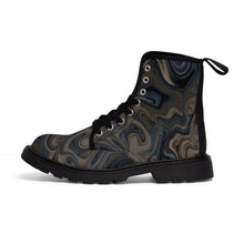 Load image into Gallery viewer, "Camo-swirls" Men's Canvas Boots
