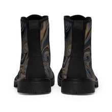 Load image into Gallery viewer, "Camo-swirls" Men's Canvas Boots
