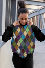 Load image into Gallery viewer, "The Harlequin" Unisex Bomber Jacket