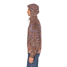 Load image into Gallery viewer, Carved Wood Men's Full-Zip Hoodie