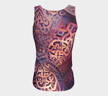 Load image into Gallery viewer, Abstract Calligraphy tank (long)