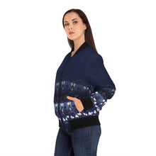 Load image into Gallery viewer, Stylized florals Ombre Women's Bomber Jacket