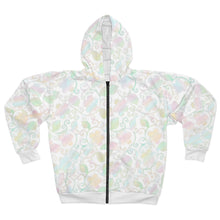 Load image into Gallery viewer, Pastel blooms Unisex Zip Hoodie