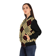 Load image into Gallery viewer, Lattice Women's Bomber Jacket