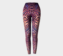 Load image into Gallery viewer, Abstract calligraphy leggings
