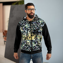 Load image into Gallery viewer, Graffiti-esque Unisex Zip Hoodie
