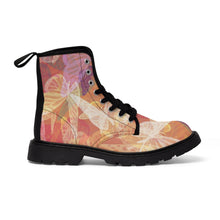 Charger l&#39;image dans la galerie, &quot;Les Papillons&quot; Women&#39;s Canvas Boots
