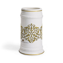 Load image into Gallery viewer, Gold Filigree Stein Mug
