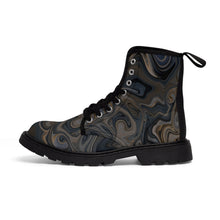 Charger l&#39;image dans la galerie, &quot;Camo-swirls&quot; Men&#39;s Canvas Boots
