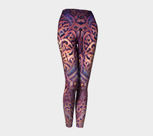 Load image into Gallery viewer, Abstract calligraphy leggings
