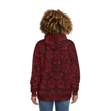 Load image into Gallery viewer, Red blossoms hoodie
