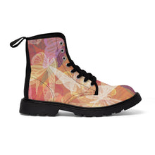 Charger l&#39;image dans la galerie, &quot;Les Papillons&quot; Women&#39;s Canvas Boots
