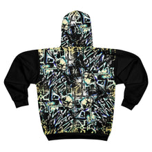 Load image into Gallery viewer, Graffiti-esque Unisex Zip Hoodie
