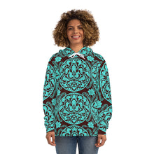 Load image into Gallery viewer, Turquoise mandala Hoodie
