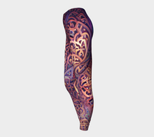 Load image into Gallery viewer, Abstract calligraphy leggings
