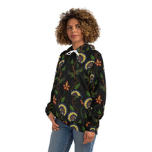 Load image into Gallery viewer, Persian Florals (noir) Hoodie
