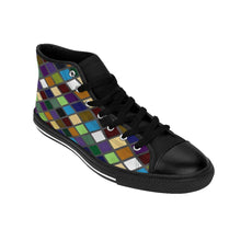 Load image into Gallery viewer, “The Harlequin &quot; Women&#39;s High-top Sneakers
