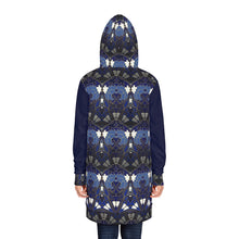 Load image into Gallery viewer, Stylized blue florals Hoodie Dress
