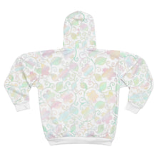 Load image into Gallery viewer, Pastel blooms Unisex Zip Hoodie
