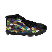 Load image into Gallery viewer, “The Harlequin &quot; Women&#39;s High-top Sneakers
