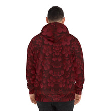 Load image into Gallery viewer, Red blossoms hoodie
