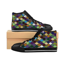 Load image into Gallery viewer, “The Harlequin &quot; Women&#39;s High-top Sneakers
