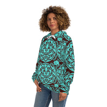 Load image into Gallery viewer, Turquoise mandala Hoodie
