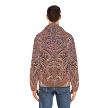 Charger l&#39;image dans la galerie, Carved Wood Men&#39;s Full-Zip Hoodie
