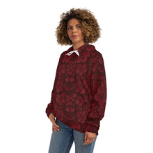 Load image into Gallery viewer, Red blossoms hoodie
