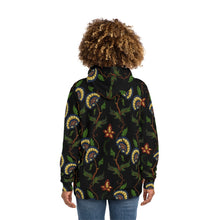 Load image into Gallery viewer, Persian Florals (noir) Hoodie
