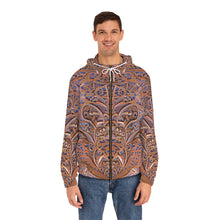 Charger l&#39;image dans la galerie, Carved Wood Men&#39;s Full-Zip Hoodie
