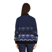 Load image into Gallery viewer, Stylized florals Ombre Women&#39;s Bomber Jacket
