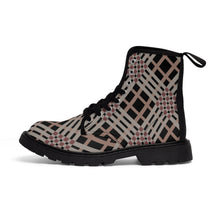 Load image into Gallery viewer, Women&#39;s Lattice Canvas Boots
