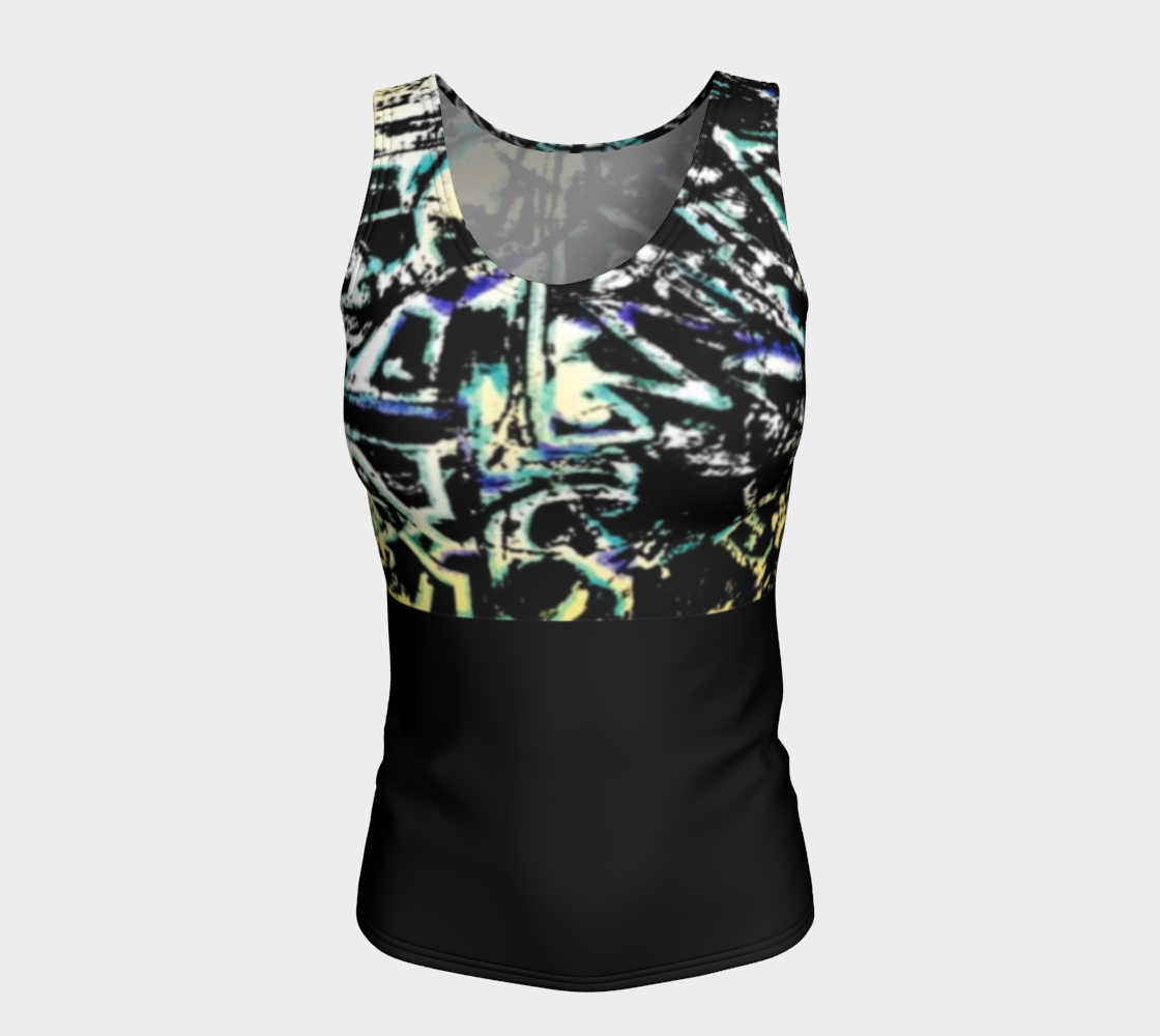 GRAFFITI-ESQUE long tank top