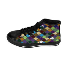 Load image into Gallery viewer, “The Harlequin &quot; Women&#39;s High-top Sneakers
