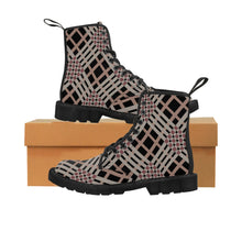 Load image into Gallery viewer, Women&#39;s Lattice Canvas Boots
