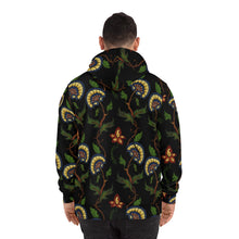 Load image into Gallery viewer, Persian Florals (noir) Hoodie
