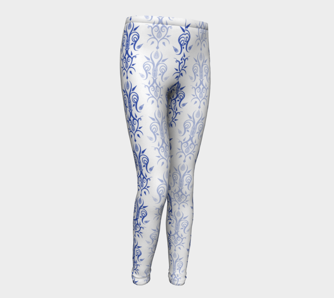 Cerulean Arabesque leggings (4 -12 years)