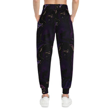 Charger l&#39;image dans la galerie, Purple Marble Athletic Joggers (AOP)
