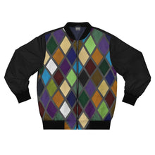 Load image into Gallery viewer, &quot;The Harlequin&quot; Unisex Bomber Jacket
